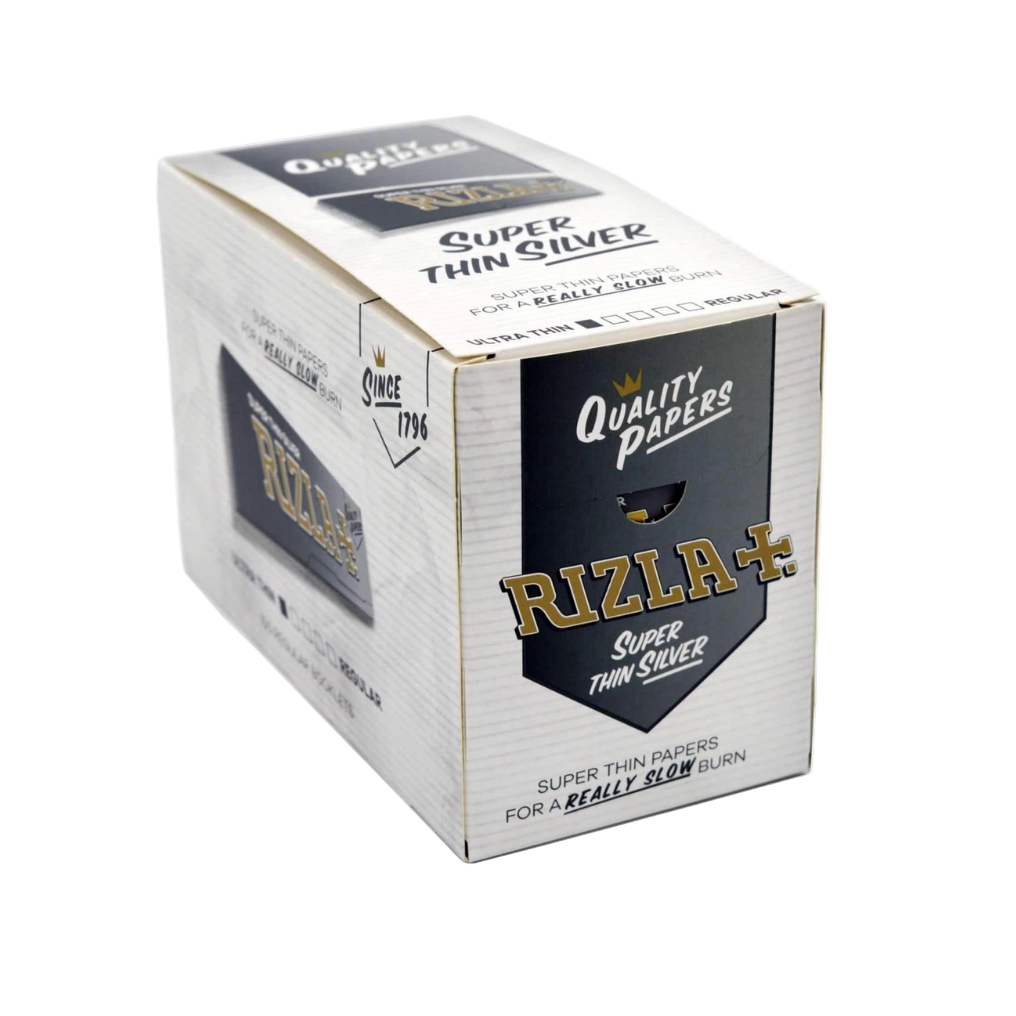 Rizla Silver Cigarette Smoking Rolling Papers - Regular Size