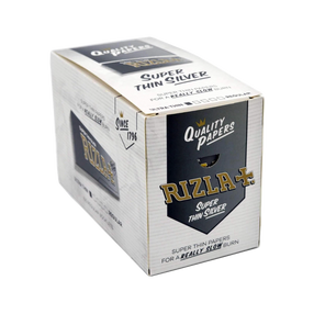 Rizla Silver Cigarette Smoking Rolling Papers - Regular Size