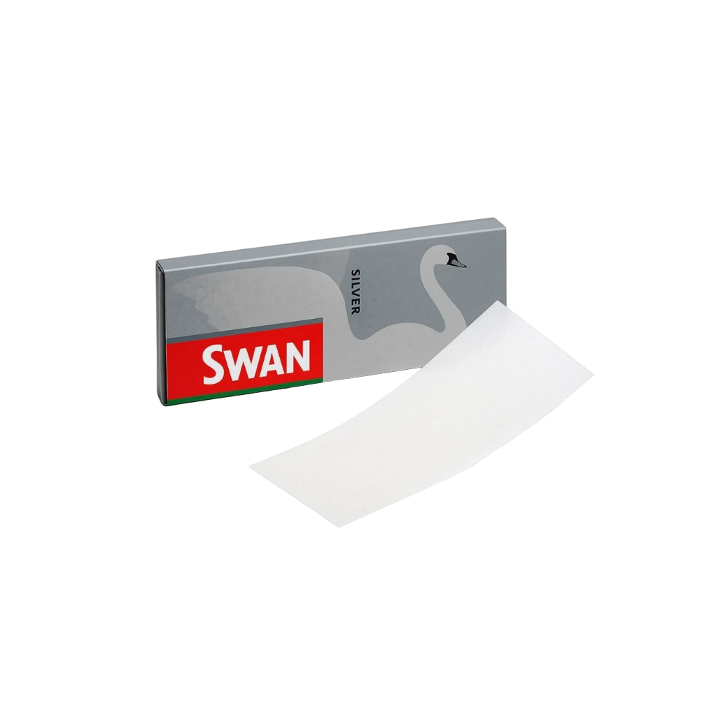 Silver Rolling Papers By SWAN - Regular Size