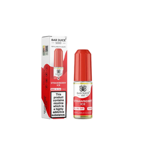 Strawberry Ice Nic Salt E-Liquid by Bar Juice 5000 Salts 10ml