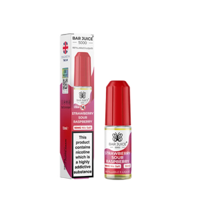 Strawberry Sour Raspberry Nic Salt E-Liquid by Bar Juice 5000 Salts 10ml