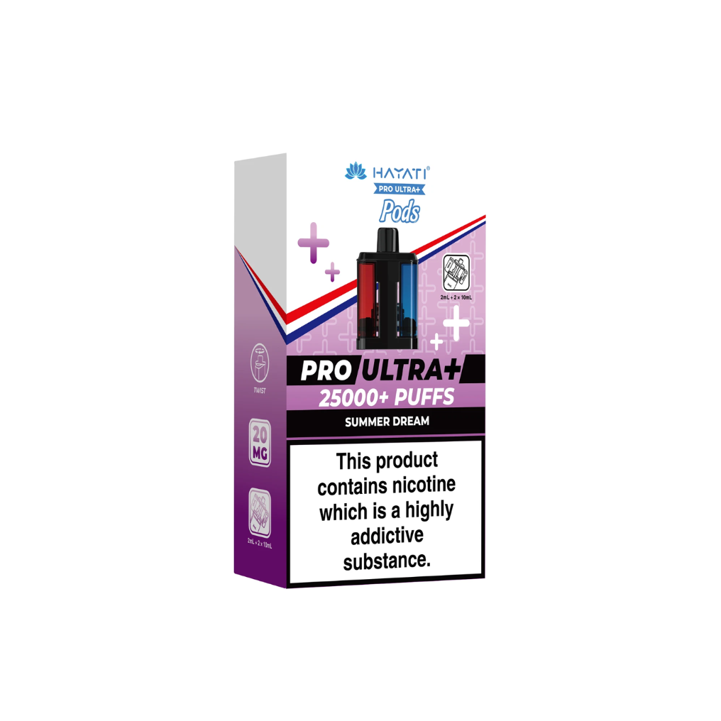 Buy Hayati Pro Ultra Plus 25000 Puffs Pods | Free UK Delivery
