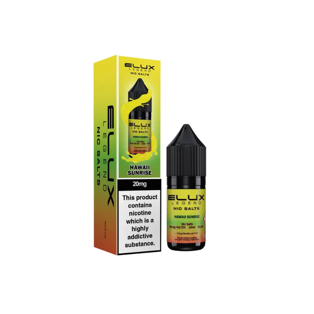 Hawaii Sunrise Nic Salt E-Liquid by Elux  10ml