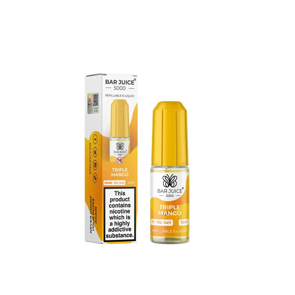 Triple Mango Nic Salt E-Liquid by Bar Juice 5000 Salts 10ml