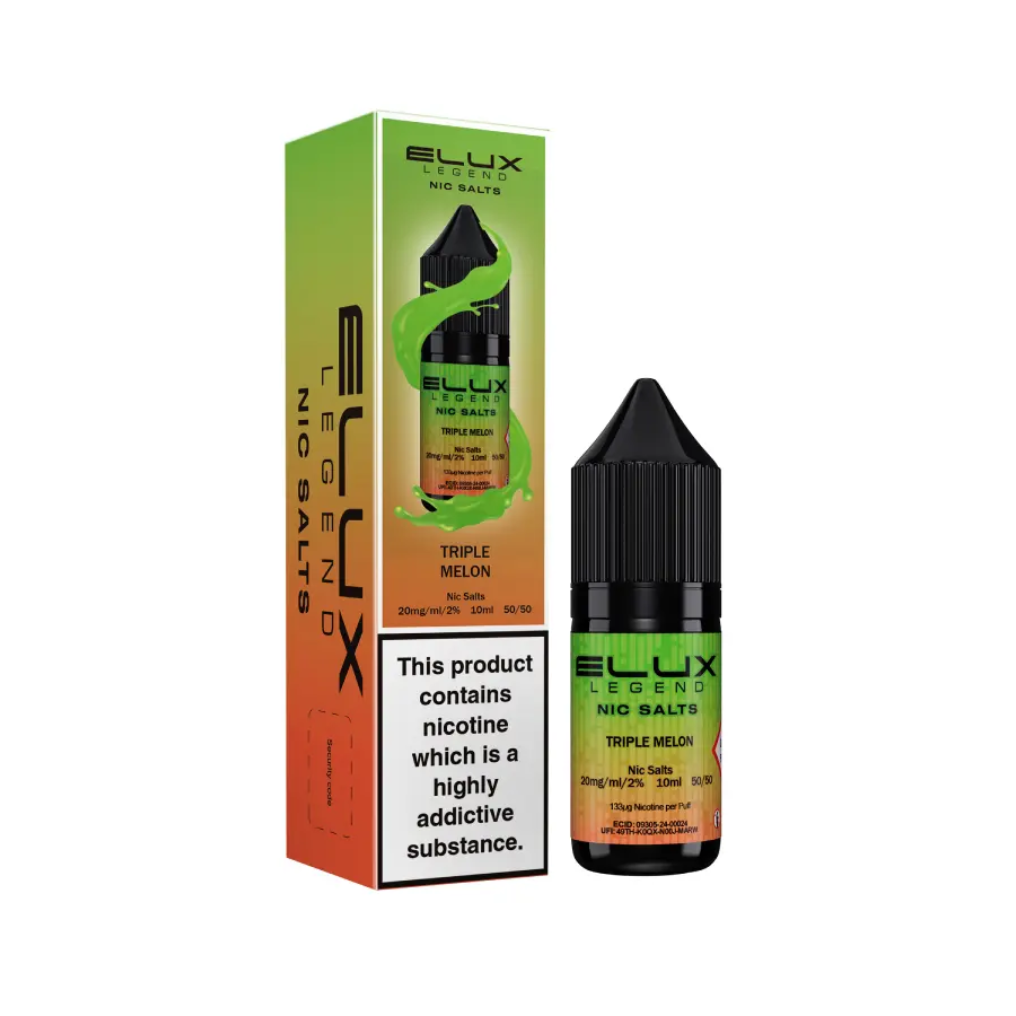 Triple Melon Nic Salt E-Liquid by Elux 10ml