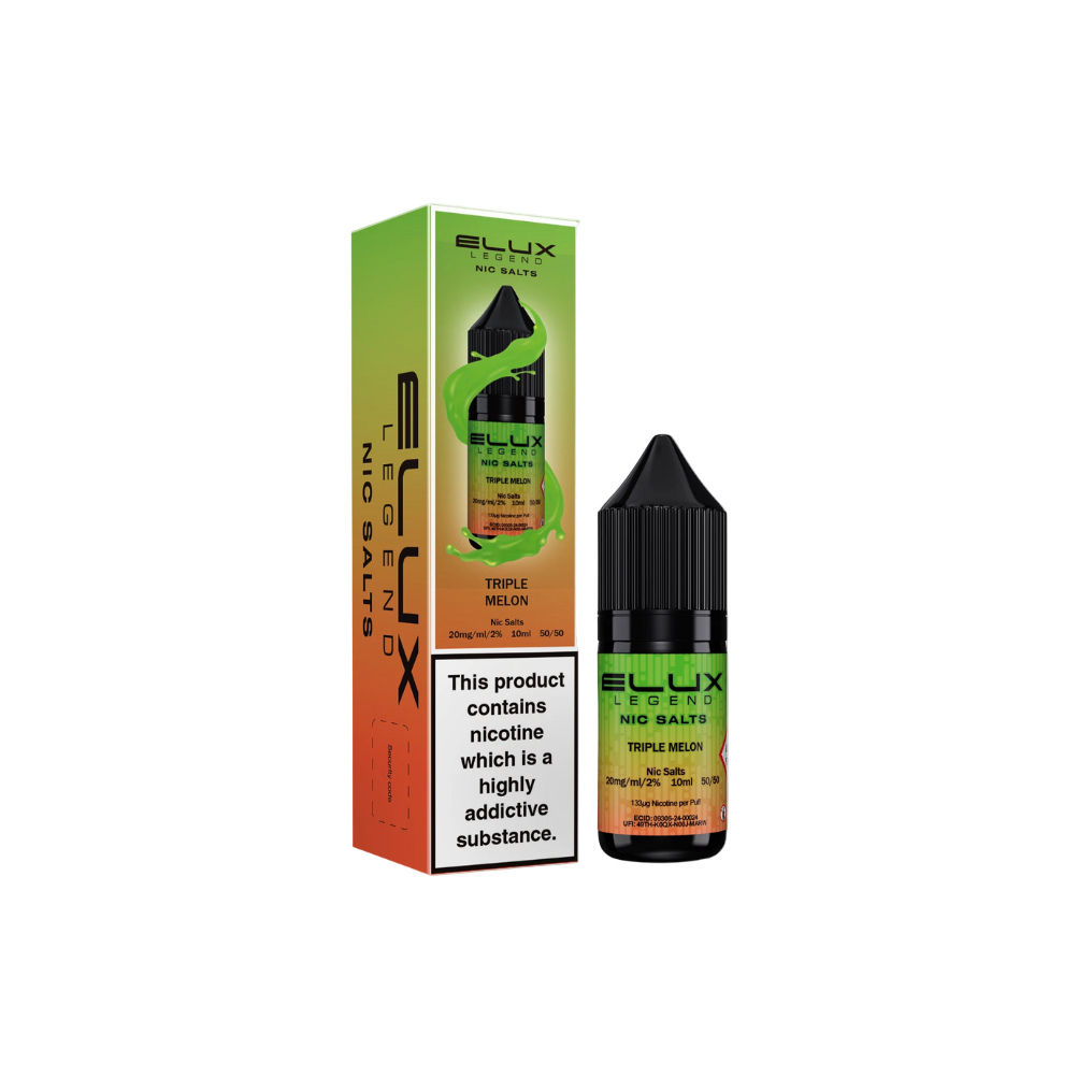 Elux Nic Salts Triple Melon vape juice 