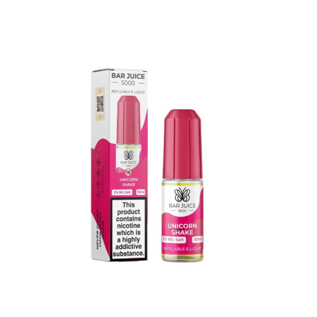 Unicorn Shake Nic Salt E-Liquid by Bar Juice 5000 Salts 10ml