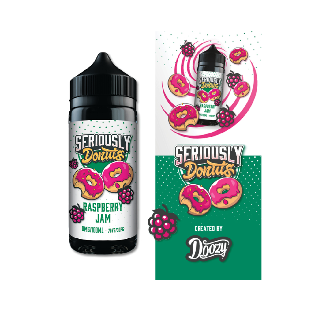 Seriously Donuts Raspberry Jam E-liquid