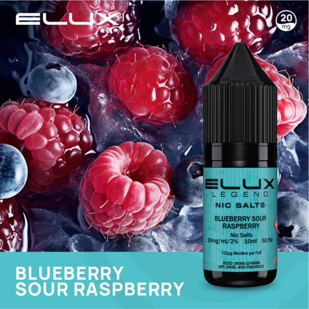 Blueberry Sour Raspberry elux nic salt