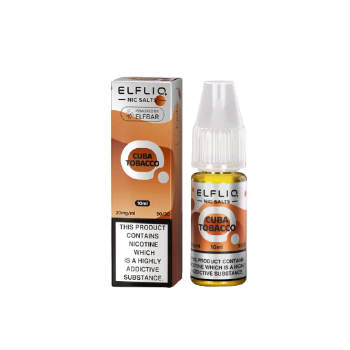 Cuba Tobacco Nic Salt E-Liquid by Elf Bar 10ml