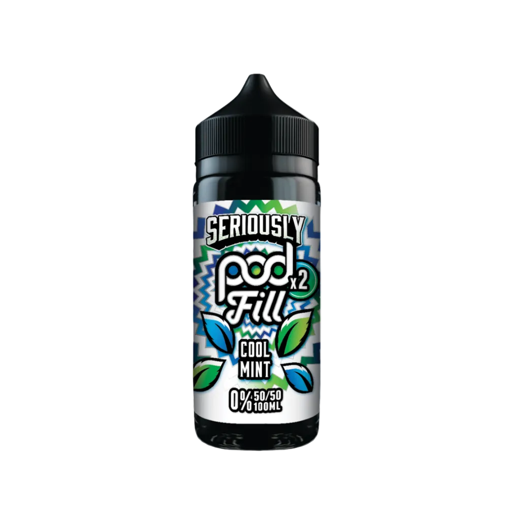 Seriously Pod Fill 2 Cool Mint E-liquid Shortfill