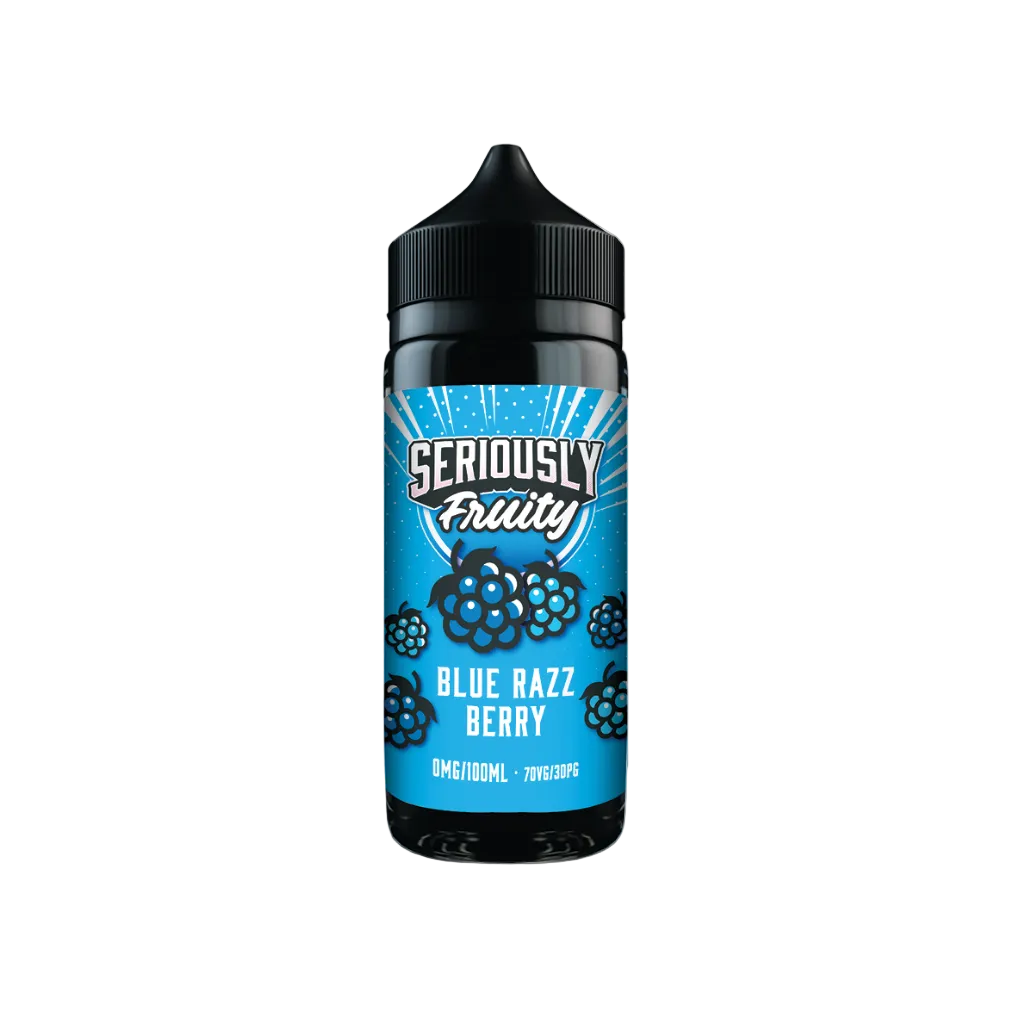 Seriously Fruity Blue Razz Berry E-liquid 100ml Shortfill