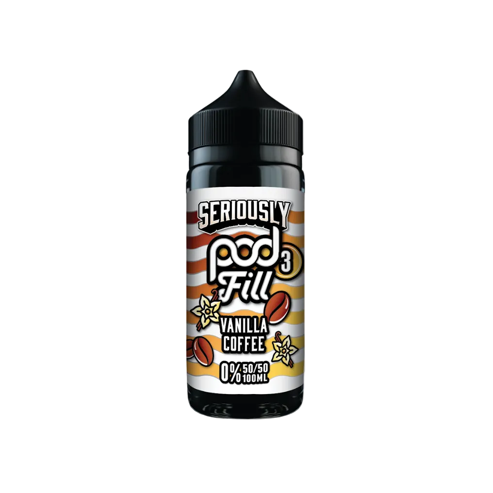 Seriously Pod Fill 3 Vanilla Coffee E-liquid Shortfill