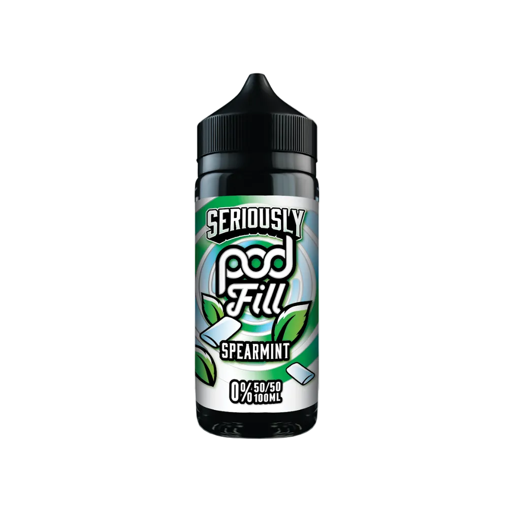 Seriously Pod Fill Spearmint E-liquid Shortfill