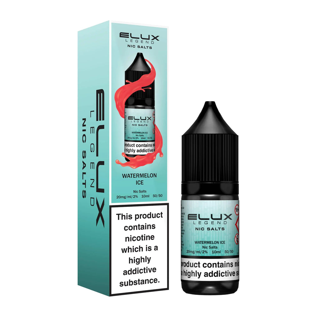 Watermelon Ice Nic Salt E-Liquid by Elux Legend 10ml