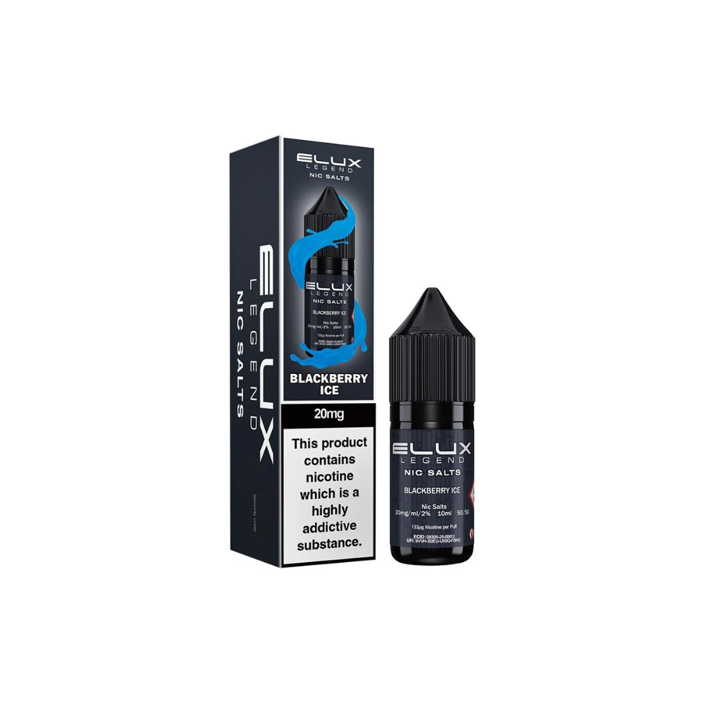 Elux Nic Salts Blackberry Ice vape juice