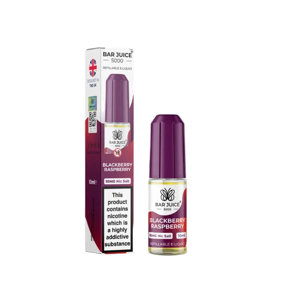 Blackberry Raspberry Nic Salt E-Liquid by Bar Juice 5000 Salts 10ml
