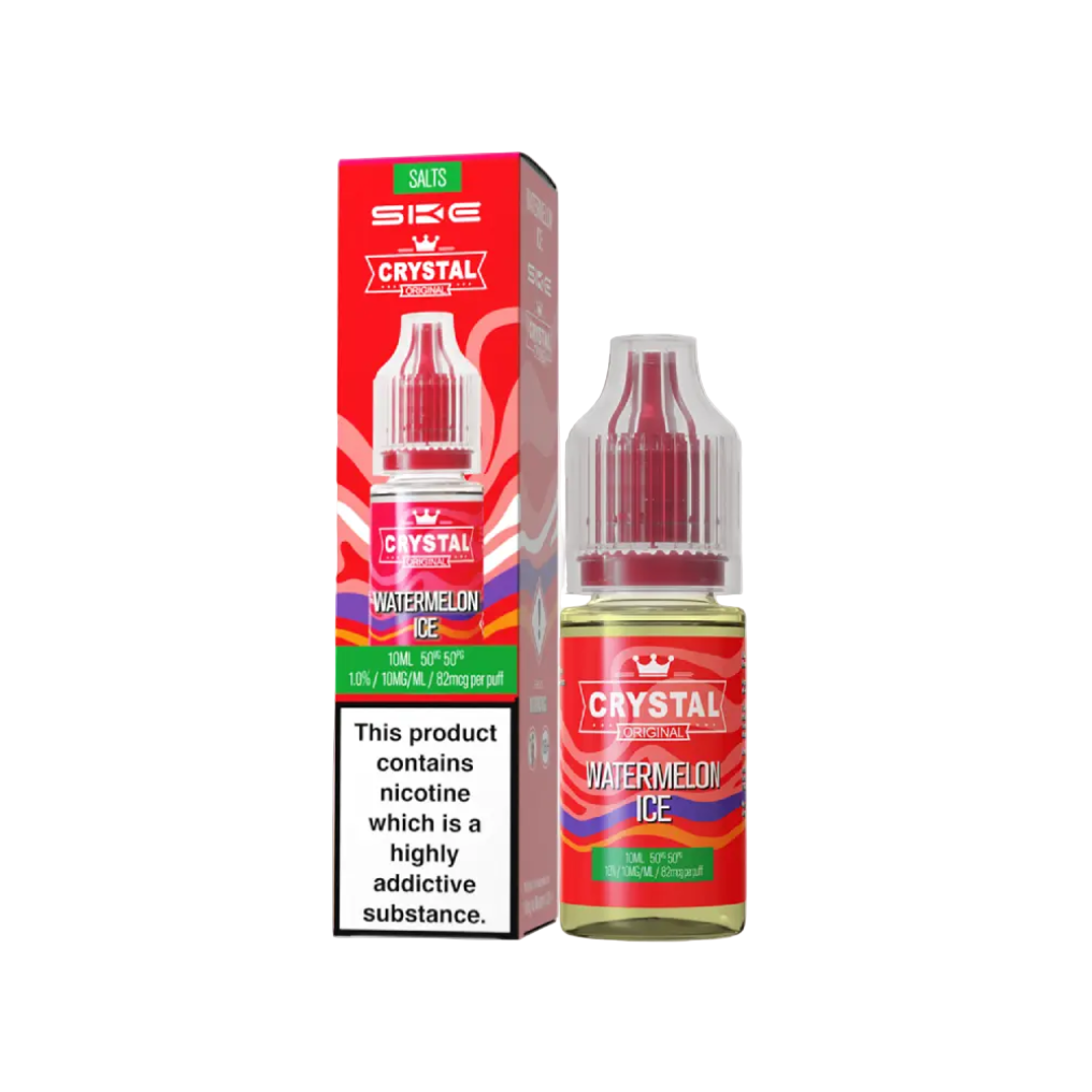 Watermelon Ice Nic Salt E-Liquid by SKE Crystal Original 10ml